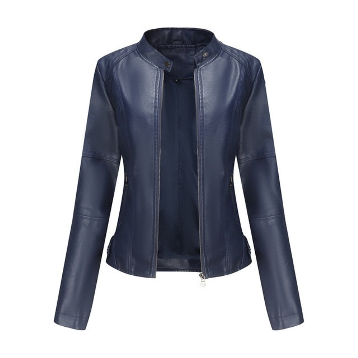 Helen | Chaqueta Motera con Cuello Alto