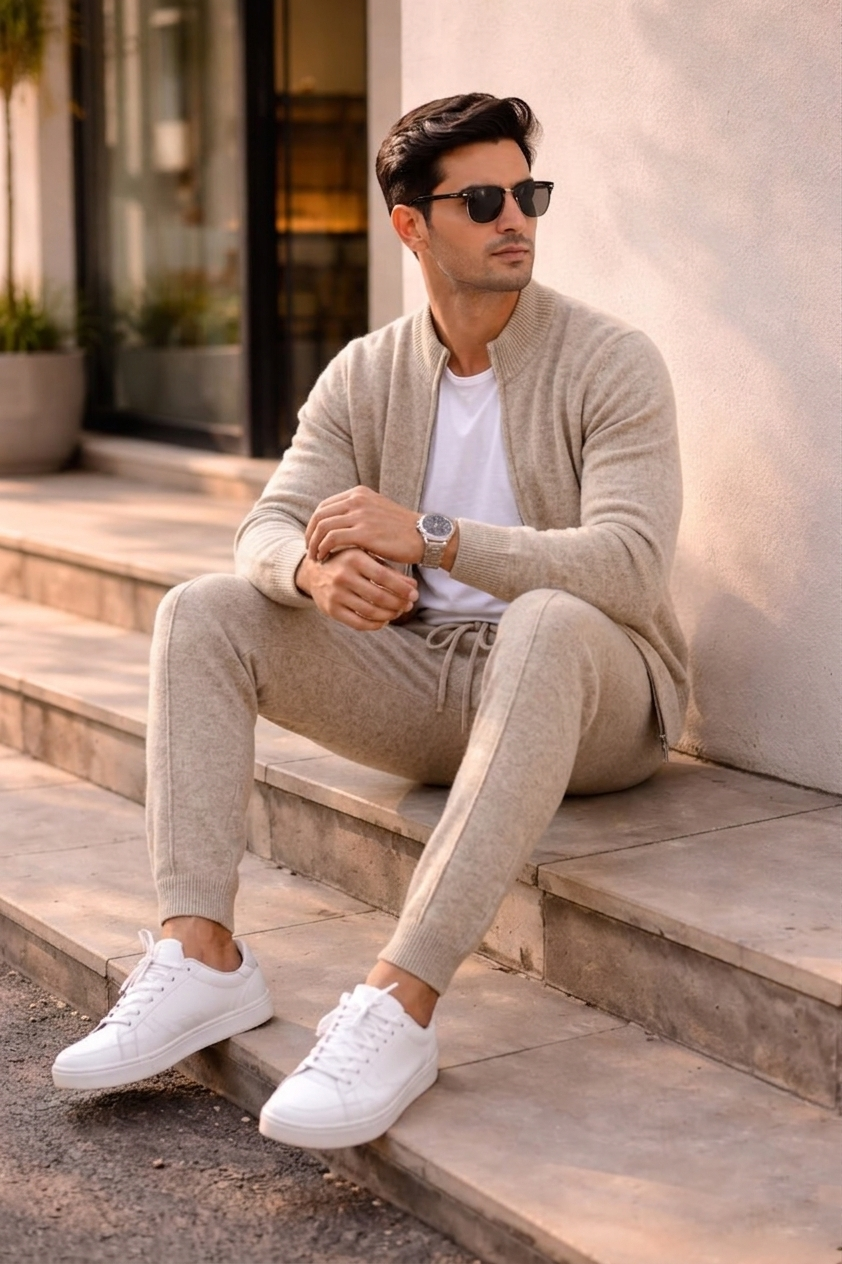 CONJUNTO DE LANA MERINO EXTRAFINA