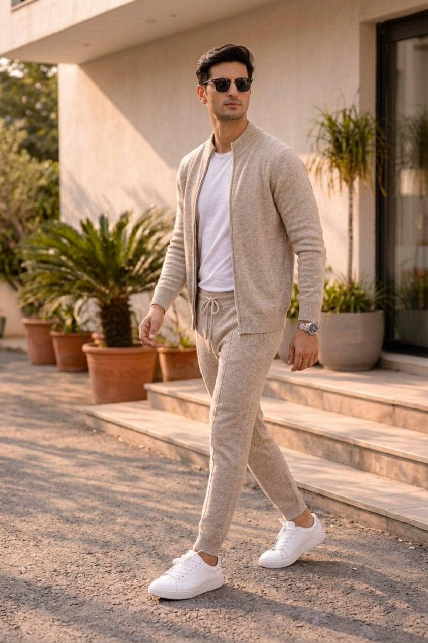 CONJUNTO DE LANA MERINO EXTRAFINA