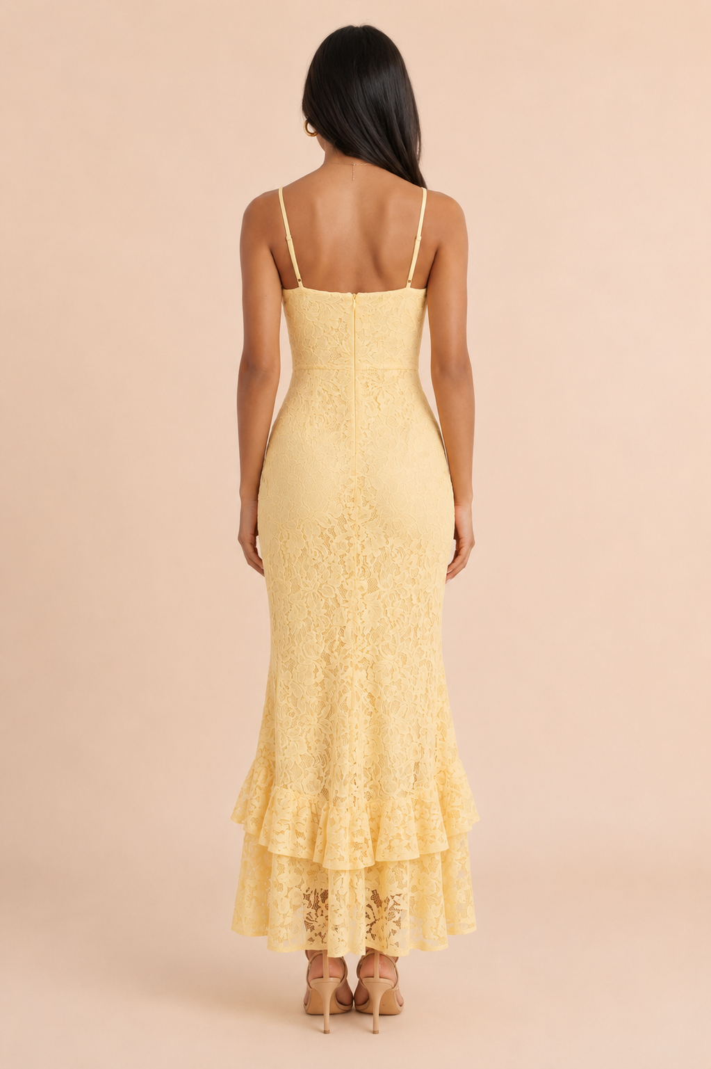 VESTIDO MIDI GOLD
