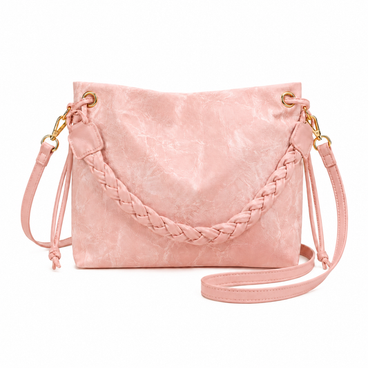 BOLSO ÉLOISE SOFT — ROSA EMPOLVADO