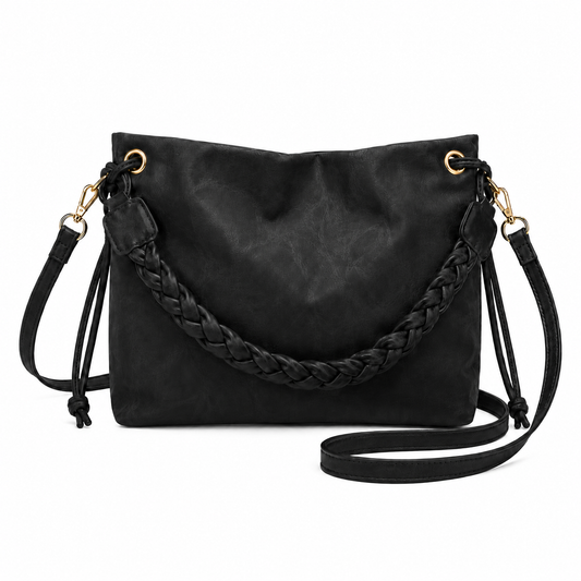 BOLSO ÉLOISE SOFT — TERCIOPELO NEGRO