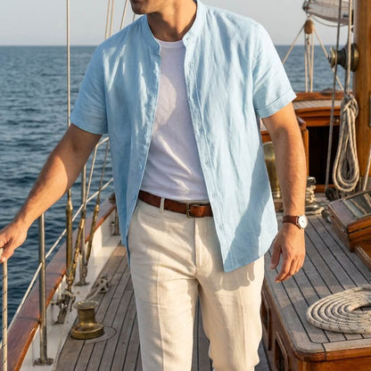 Camisa Lino Riviera Sleeve
