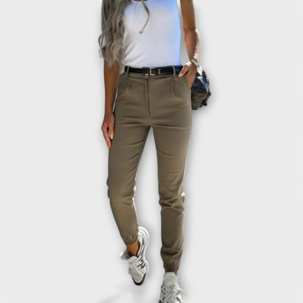 PANTALÓN CEÑIDO MELANIA