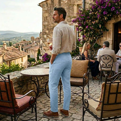 Capri Linen Pants