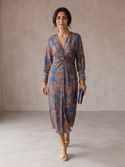 VESTIDO CELESTE