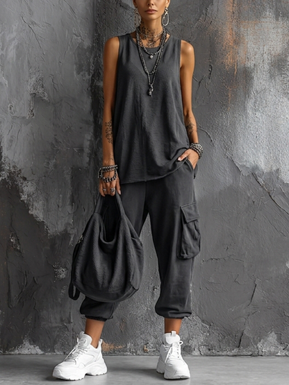 Valentina | Conjunto Casual y Suave con Bolsillos