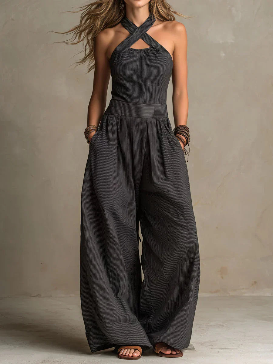 Isabella | Mono Fluido con Cuello Halter