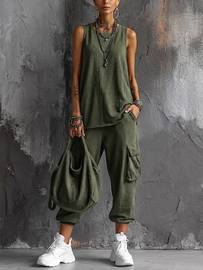 Valentina | Conjunto Casual y Suave con Bolsillos