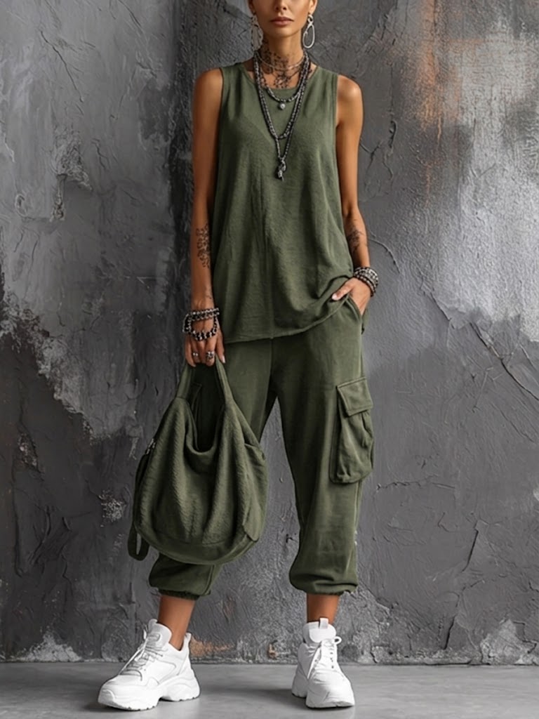 Valentina | Conjunto Casual y Suave con Bolsillos