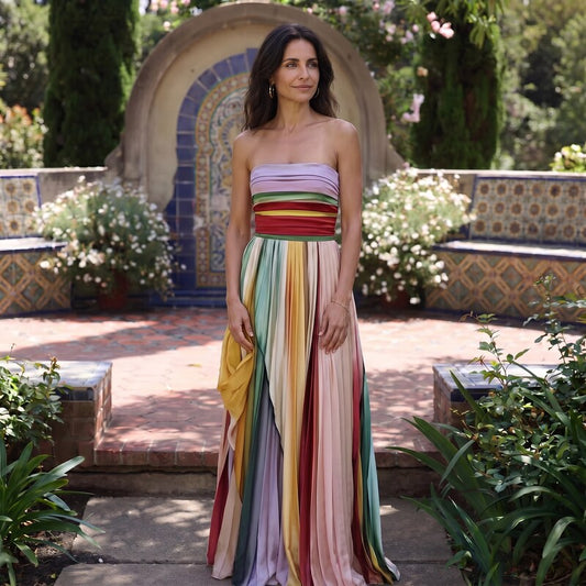 TALIA™ | VESTIDO LÍNEA A SIN TIRANTES