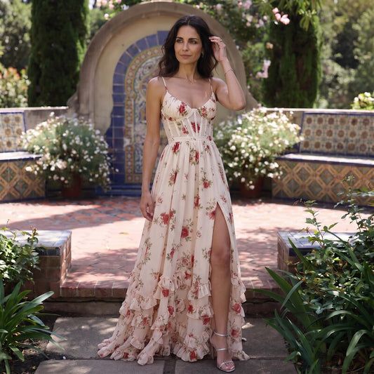 SCARLETT™ | VESTIDO FLORAL ROMÁNTICO