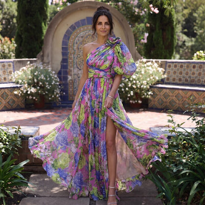 MABEL | VESTIDO FLORAL LLAMATIVO