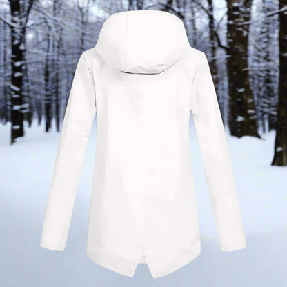 Lorraine | Chaqueta Impermeable Larga con Capucha